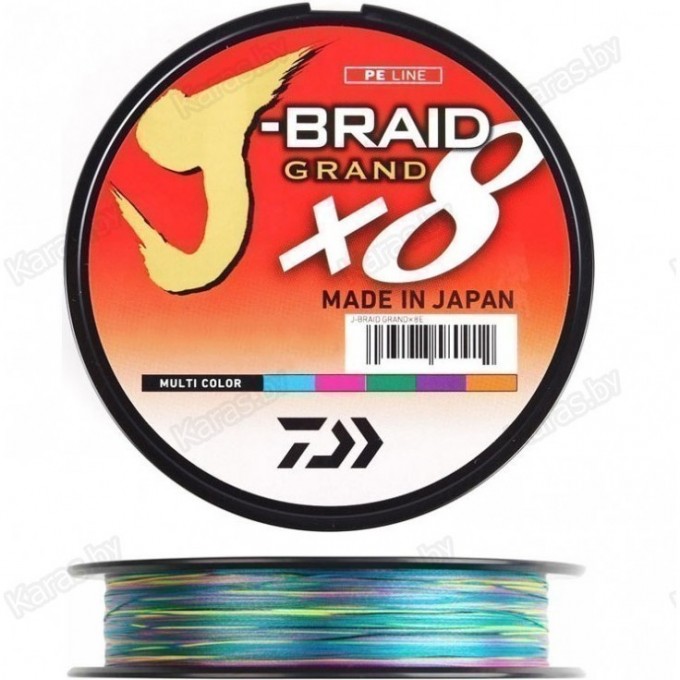 Шнур DAIWA J-BRAID GRAND X8E 300М 0,28ММ MULTI COLOR 12795-128RU Шнур DAIWA J-BRAID GRAND X8E 300М 0,28ММ MULTI COLOR 12795-128RU
