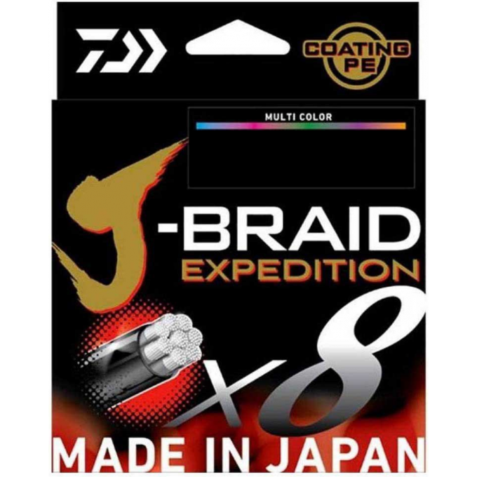 Леска DAIWA J-BRAID EXPEDITION×8E 0.16mm-300m MULTI COLOR 12552-116 Леска DAIWA J-BRAID EXPEDITION×8E 0.16mm-300m MULTI COLOR 12552-116