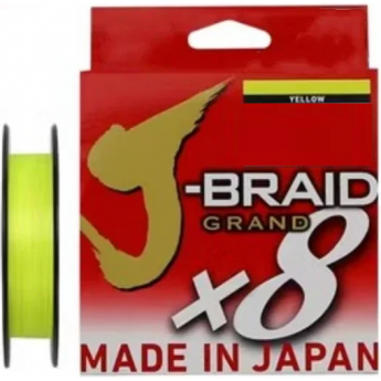 Леска DAIWA J-BRAID GRAND X8 0.20mm-135m YELLOW
